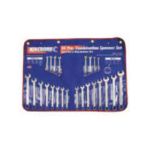 Combination Spanner Set - 24 PCS - Metric & Imperial