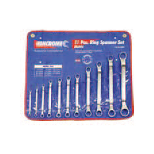 Ring Spanner Set - 11 PCS - Metric