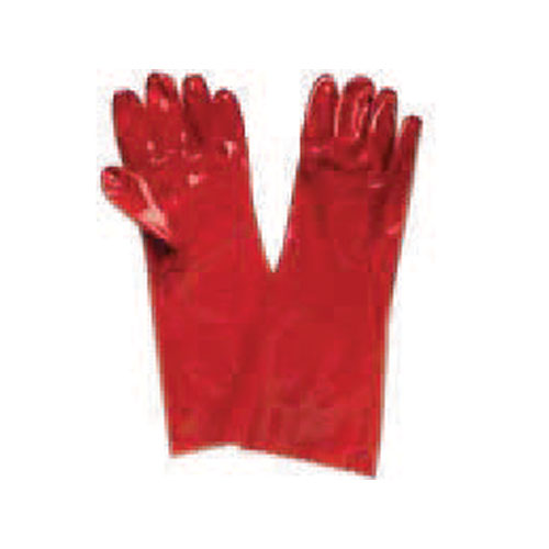 PVC Hand Glove - 45cm Red