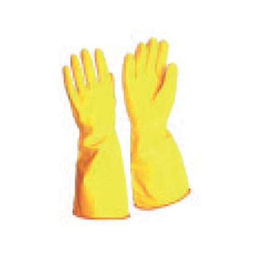 Latex Glove PVC - 35cm Yellow