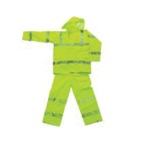 2 PC Heavy Duty Raincoat - Reflective